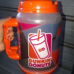 Dunkin Donuts Huge Cold Beverage Mug